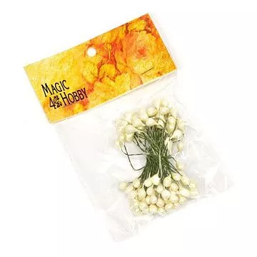 Набор тычинок "Жемчужные. Кремовые", средние (Magic Hobby)