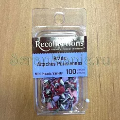 Набор мини-брадсов Recollections "Влюбленные сердца"