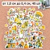 Набор высечек из бумаги "СуперБабушка", 48 шт (ScrapMania)