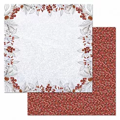 Бумага "Снежная клюква. Ягодная рамка" (ScrapMania) Бумага "Снежная клюква. Ягодная рамка" (ScrapMania)