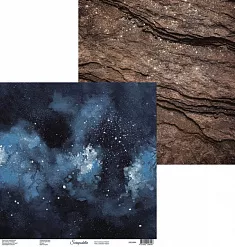 Бумага "Enigma. Лист 02" (Scrapodelie) Бумага "Enigma. Лист 02" (Scrapodelie)