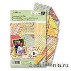 Набор подложек 12х17 см "Коллаж" (K&Company)
