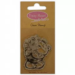 Штамп "Мишка идет в гости" (Fizzy Moon)