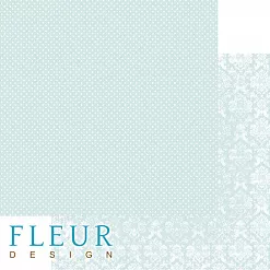 Набор бумаги 20х20 см "Шебби Шик Базовая 2.0", 12 листов (Fleur-design)