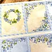 Бумага 15х15 см "Blossom Blue" (ScrapAndMe)