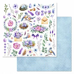 Бумага "Наше гнездышко. Картинки" (ScrapMania) Бумага "Наше гнездышко. Картинки" (ScrapMania)