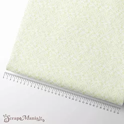 Отрез ткани 75х50 см "МурТильда. Зеленый узор" (ScrapMania)