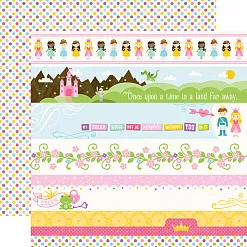 Бумага "Perfect princess. Border strips" (Echo Park) Бумага "Perfect princess. Border strips" (Echo Park)