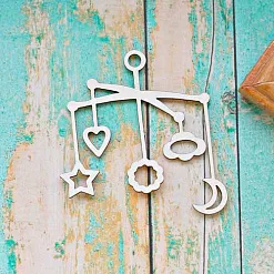 Украшение из чипборда "Каруселька" (ScrapКрым)