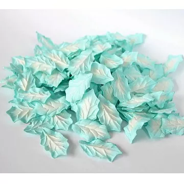Набор листьев остролиста "Светло-бирюзовые", 20 шт (Craft)