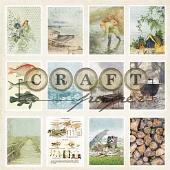 Бумага "Хочу в поход. Карточки" (CraftPaper)