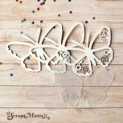 Чипборд "Вечные странники. Шейкер. Бабочка маленькая" (ScrapMania)