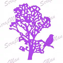 Нож "Птица на дереве" (Scrapman)