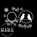 Набор украшений из чипборда "Ажур. Влюбленные" (MiMi Design)