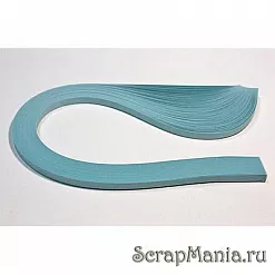 Полоски для квиллинга 5 мм, голубой небесный (QuillingShop)