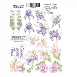 Наклейки 16х21,5 см "Majestic Iris" (Фабрика Декору)