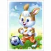 Тканевая карточка "Детский сад. Футболист" (ScrapMania)