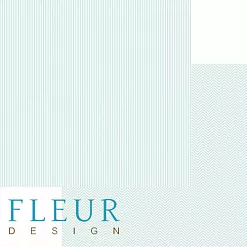 Бумага "Чисто и просто, базовая. Аквамарин" (Fleur-design)