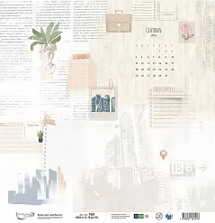 Бумага 30х30 см "с 10 до 18. 4" (Mr.Painter)