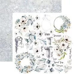 Набор 30х30 см "In love", 6 листов (13Arts)