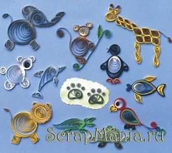 Набор для квиллинга "Зоопарк" (QC) Набор для квиллинга "Зоопарк" (QC)