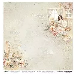 Бумага 30х30 см "Мамино счастье 1" (Fantasy)