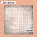 Калька 20х20 см "Стальное сердце 10", плотность 110 гр/м2 (ScrapMania)