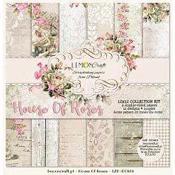 Набор бумаги 30х30 см "House of roses", 6 листов (Lemon Craft)