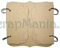 Заготовка для альбома "Книга" 15х15 см  (А-Хобби)