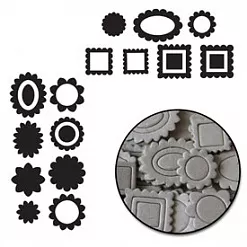 Набор украшений из чипборда "Цветочная поляна" (Maya Road) Набор украшений из чипборда "Цветочная поляна" (Maya Road)