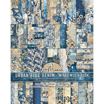 Набор бумаги А4 "Mixed Media book Maxi. Urban Blue Denim", 26 листов (Ciao bella) Набор бумаги А4 "Mixed Media book Maxi. Urban Blue Denim", 26 листов (Ciao bella)