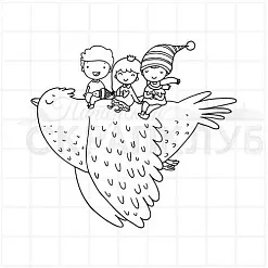 Штамп "Дневные сны", 7х7 см (Скрапклуб) Штамп "Дневные сны", 7х7 см (Скрапклуб)