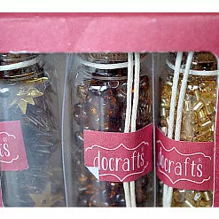 Набор бисера и пайеток "Рождество. Золотые звездочки" (DoCrafts) Набор бисера и пайеток "Рождество. Золотые звездочки" (DoCrafts)