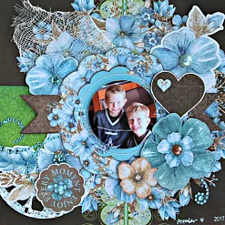 Набор бумаги 15х15 см "Penelope", 36 листов (BoBunny)