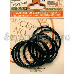 Набор колец для альбома "Черные" (7gypsies)