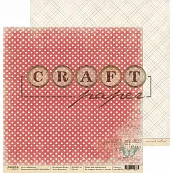 Набор бумаги 20х20 см "Ретро", 8 листов (CraftPaper)