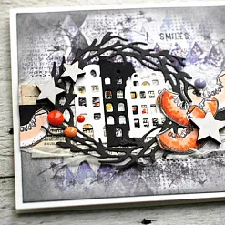 Штамп "Ломтик тыквы (Скрапклуб)