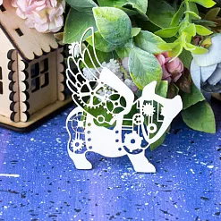 Украшение из чипборда "Стим-свинья" (Лавандовый комод) Украшение из чипборда "Стим-свинья" (Лавандовый комод)