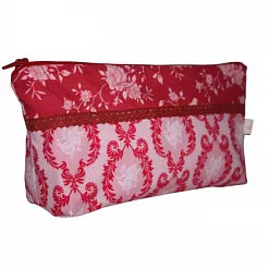 Отрез ткани 50х70 см "Птички и розы, цвет красный" (Tilda) Отрез ткани 50х70 см "Птички и розы, цвет красный" (Tilda)