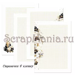 Электронные страницы для альбома "Звездная незнакомка" (ScrapMania)