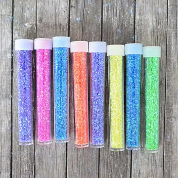 Набор глиттера "Хлопья. Блеск", 8 шт