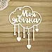 Украшение из чипборда "Моя девочка в облаке" (Просто небо)
