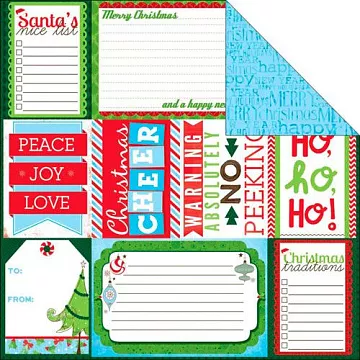 Бумага BoBunny "Ярлычки для подарков"