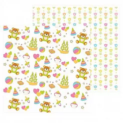 Бумага 15х15 см "Маленькое счастье. Детские игрушки" (АртУзор)