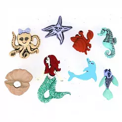 Набор пуговиц "Русалочка" (Dress It Up)