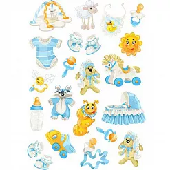 Скрап-карта А4 "Детки 11-2" (SV)