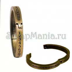 Набор колец для альбома "Цифры, бронза" (7gypsies) Набор колец для альбома "Цифры, бронза" (7gypsies)