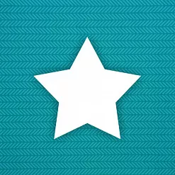 Заготовка для альбома 20х20 см "Звезда острая", 6 листов (CraftStory)