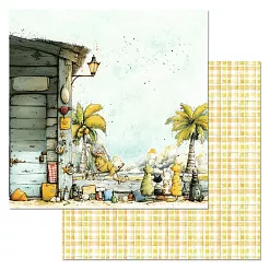 Набор бумаги 20х20 см "СуперБабушка", 12 листов (ScrapMania)