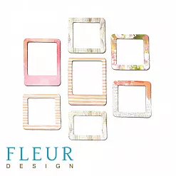 Набор рамок "Pretty pink. Розовый рассвет" (Fleur-design)